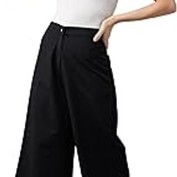 dolce crudo Women's Wide-Leg High Rise Clean Look Regular Length Denim Pants-picture-28