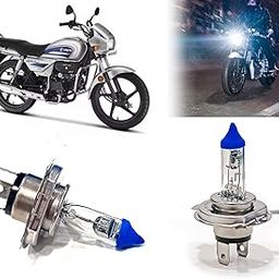 Auto Pearl Halogen H4 Front Headlight Bulb 12V/35W Ultra Bright Compatible with Splendor Plus (Pack of 1)-19
