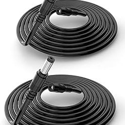 HAKUHO DC Extension Cable Male to Female Power Supply Connector Cord for CCTV Security Cameras, LED Strip Lights, DVR Systems – Adapter Cord (50 METER)-2