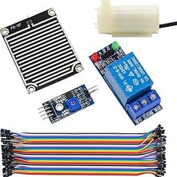 Electronic Spices Rain Detect Sensor for School Project with Jumper Wire|Water Pump & 5V Relay Module (43 Item)-11