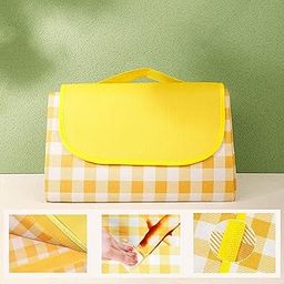 Mahek Folding Picnic Mat Waterproof Blanket Picnic Blankets Beach Outdoor Camping on Grass Travel Sand Proof Foldable Portable Mat Bag (100 x 150cm Packof 1)-image-18