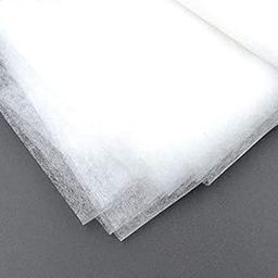M Fabrics 10 Meters White Double Sided Fusible Interfacing Fabric Buckram Iron On DIY Cloth Apparel Sewing Accessory - 10 Metres Pack-image-32