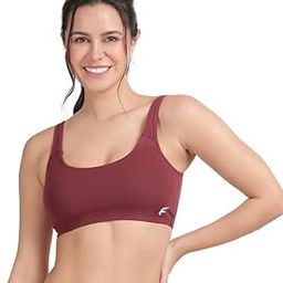 1054 Non-Wired Non-Padded Full Coverage Sports Bra for Womens -Low Impact Molded Sports Bra,Slip-on Bra Women's Sports Bra -200 GSM Cotton|Spandex-All Day Comfort Bra-image-34