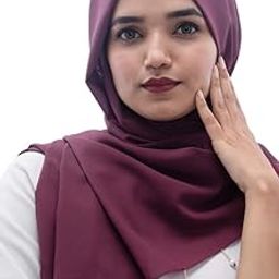 URSHIA GEORGETTE HIJAB FOR WOMEN/PEARL HIJAB/MOTI LATKAN HIJAB/DIAMOND GEORGETTE HIJAB/LATKAN HIJAB-image-3