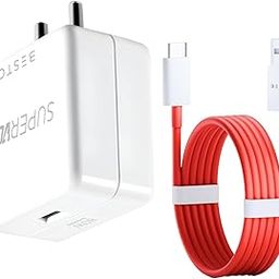 Bestor 80W SUPERVOOC Fast Charger with Type-C Cable 80W USB Charger Compatible with OnePlus, Realme, Oppo, Redmi, Xiaomi, Poco, iQOO, Samsung with Cable SuperVOOC Fast Charging-19