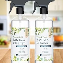 RIVENDALE 3-in-1 Microwave, Oven & Fridge Cleaner | Food Grade, Plant-Based | Neem & Tulsi Fragrance (500ml)-21