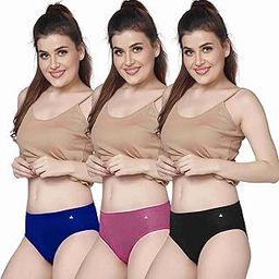 Sofy Care (Pack of 3) Women's High Coverage Super Combed Cotton High Waist Band Hipster and StayFresh Treatment Panties for Women-picture-18