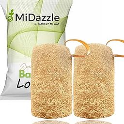 Midazzle 100% Natural Body Scrubber Loofah for Bathing (Long) (Pack of 2)-40