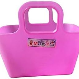 Best Buy: Multipurpose Plastic Basket - Top Handle for Shopping, Storage - Lunch Bag for Kids Multicolour-picture-25