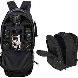 SMILEDRIVE Waterproof Dslr Standard Backpack Camera Bag, Lens Accessories Carry Case For All Slr Cameras-15