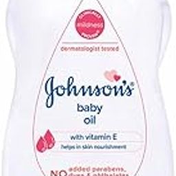 Johnson's Non-Sticky Baby Oil with Vitamin E for Easy Spread and Massage (Clear, 500ml)-15