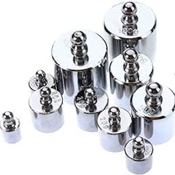 Hohopeti 12pieces Calibration Weights for Balance Scale Pack Tweezers for Laboratory and Educational Use-image-8