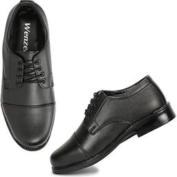 Men's Formal Shoes Synthetic Leather Lace Up Shoes Latest Style Office Shoes for Men-image-79