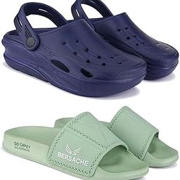 Extra Soft Classic Casual Flip Flops for Men with Regular wear | Ultra Soft & Flexibility Technology | Z-Combo(PR)-6062-6044-20