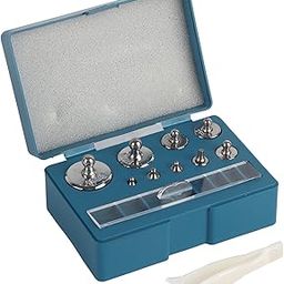 Scale Weights Set, Plastic Storage Box with Steel Scale Weight Test Scale Set, 211.1G Grams Precision for Durable Industry-32