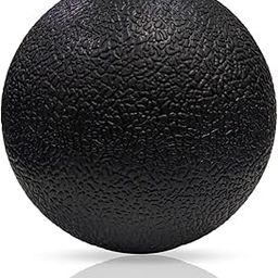 Boldfit Lacrosse Foot Massager Ball, High Density Massage Roller, Full Body Acupressure Ball for Foot, Hand, Back Tissue Massage Lacrosse Ball Massage for Recovery Black 60mm-13