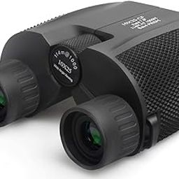 CREDSY Binocular for Long Distance 10x25 HD Folding High Powered Compact Binocular, Night Binoculars IPX6 Waterproof Telescope for Traveling Concerts Outdoor Sports-image-81