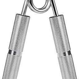 PROUT Hand Grip Exerciser Strengthener Metal Hand Gripper Forearm Wrist Heavy Strength Exercise with 100lb (Silver)-picture-1