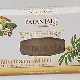 Patanjali Multani Mitti Body Cleanser, 75G, Bar-image-37