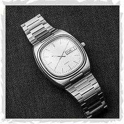 Analog Day & Date Display Stainless Steel Chain Strap Premium Men's Watch Stylish Wrist Watch for Men-33