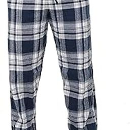 Men's Cotton Checkered Muliti Color Elastic Waist With Drawstring Plus Size Pyjama (Size : S TO 7XL)-image-0