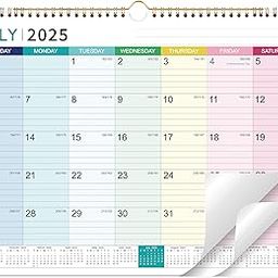 2025-2026 Calendar - Wall Calendar 2025-2026, July 2025 - December 2026, 18 Monthly Calendar with Thick Paper, 15" x 11.5", Hanging Hook - Colorful Lump-image-38