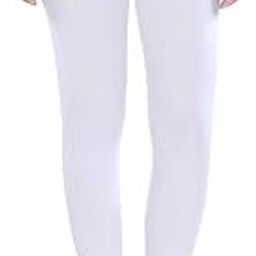Women's Ankle Length Solid Ethnic Wear, High Rise Bottomwear (White)-picture-10