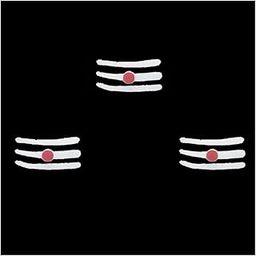 Comet Busters Traditional White Red Bindis (8mm) (BIN1280)-image-1