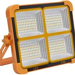 kh Led Solar Portable Light, Work Light Solar Emergency Light Rechargeable Floor Job Site Light with 360° Stand for Hotel, Farms, Garage, Courtyard,Workshop, Car Repair, Camping, Fishing-2