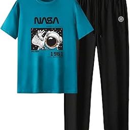 Men Casual Summer wear Co-ords set of T-shirt & Trakpant-image-42