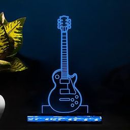 StarLaser 3D Illusion Guitar Acrylic Table lamp Gift for Birthday 16 Color Changing Light with Remote Control-28