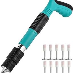 EMNDR Concrete Nail Gun, Silencer Shot Nail Grab, Steel Nails Gun, Portable Nail Gun Set, Concrete Nailer With Case, Manual Fastening Tool for Cement Wall Household Woodworking Tool-image-10