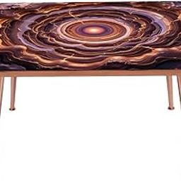 Bruno Homes Customizable Epoxy Resin Printed Table - Personalized Photo/Logo Design - HDHMR Wood - Waterproof, Durable - Coffee, Side & Rectangle Table for Home & Office-image-53