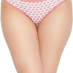 Women's Cotton Low Waist Outer Elastic Bikini Panty in White-image-72