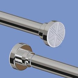 HomeCloud Stainless Steel Tension Shower Extendable (110 to 200 Cm) Curtain Rod – Expandable, No Drilling Required, Rust-Proof & Heavy-Duty for Bathroom or Divider Use (Silver Pack of 1)-image-81