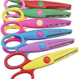 Crafteez Set of 6 Zig Zag Scissors (Multicolor)-0