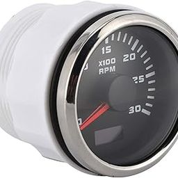 FOKH Digital Tachometer, 2In 3000Rpm, LCD Display, Anti-Fogging, Waterproof, Simple Installation, Suitable for Car, Motorcycle, Engineering Machinery, Outboard Engine-14