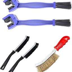 Oblivion Car Cleaning Kit Combo 5 Pcs – Crevice Gap Cleaning Brush 2 Pc, Motorbike Chain Clean Tool 2 Pc & Stainless Steel Wire Brush 1 Pc – Utility for Rust, Paint & Metal Cleaning, Garage & Workshop-image-49
