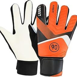 ATORSE Goalkeeper Gloves High Performance Anticollision Strong Grip Thickened Rubber Orange-image-9