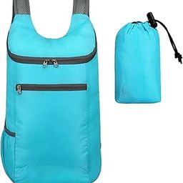 Youstylo Compact and Lightweight Portable Foldable Backpack, Waterproof, Ideal for Cycling, Travel, Camping, and Outdoor Adventures (20 litre)-image-62
