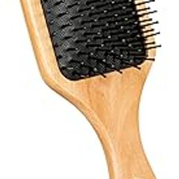 Ankita Wooden Paddle Hair Brush with Nylon Bristle & Cushion|Hair Brush with Strong and Flexible Soft Bristles|For Grooming, Straightening, Smoothing, Detangling Hair,Ideal for Men&Women|(A18)-21
