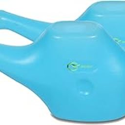 RCSP Plastic Jal Neti Pot | Helpful in Sinus | Light-Weight Non-Corrosive Unbreakable Hygienic Neti Lota | With Smooth Nose Tip | Travel Friendly Lota | for Nasal Cleansing & Yoga (200ml) (Sky Blue) (Pack Of 2)-picture-13