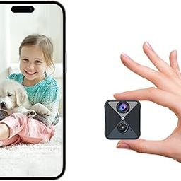 Upgraded Spy Camera WiFi Hidden Camera,4K HD Home Security Camera,100 Days Standby Battery Life,AI Motion Detection Alerts, Clear Night Vision,Real Time Record Surveillance Camera-24