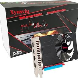 Xynsviu Radeon RX560 2G Graphics Card, with 4 HDMI Monitor Graphics Card,Computer PC GPU GDDR5 128 Bit DirectX 12 PCI Express X16 3.0, DisplayPort Low-Profile Video Cards (AMD RX560 2G 4HDMI)-9