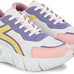 Womens Bliss Solid Active Wear Casual Sneaker | Perfect Footwear for Running | Walking | Training-image-10