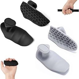 2 Pairs Gym Hand Grip, Gym Grips for Men, Non-Slip Weight Lifting Grips for Enhanced Grip Strength and Palm Protection, Black and Gray Hand Gripper for Dumbbell Workout and Home Training-image-53