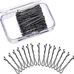 Bobby Hair Pins for Girls & Kids (Pack of 100) (Very Small Pins - 3.5 cm) | Stylish Bob Hairpins for Hairstyling | Women Hair Styling Accessories Clips (Black)-image-29