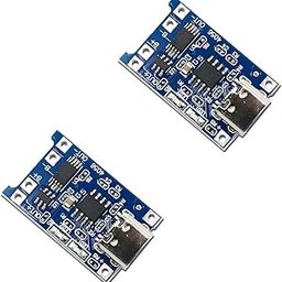 TP4056 C-Type 18650 Lithium-ion Battery Charging Module with Inbuilt BMS and Indicator 2Pcs-image-6