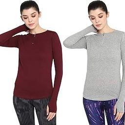 Women's Round Neck Zipper Raglan Sleeve Regular Fit Thumbopen Tshirt-image-11