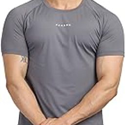 Sleek Round Neck Half Sleeves Slim Fit Active Wear Sports and Gym Tshirt for Men-image-65